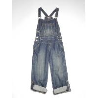 DENIM WOVEN OVERALL